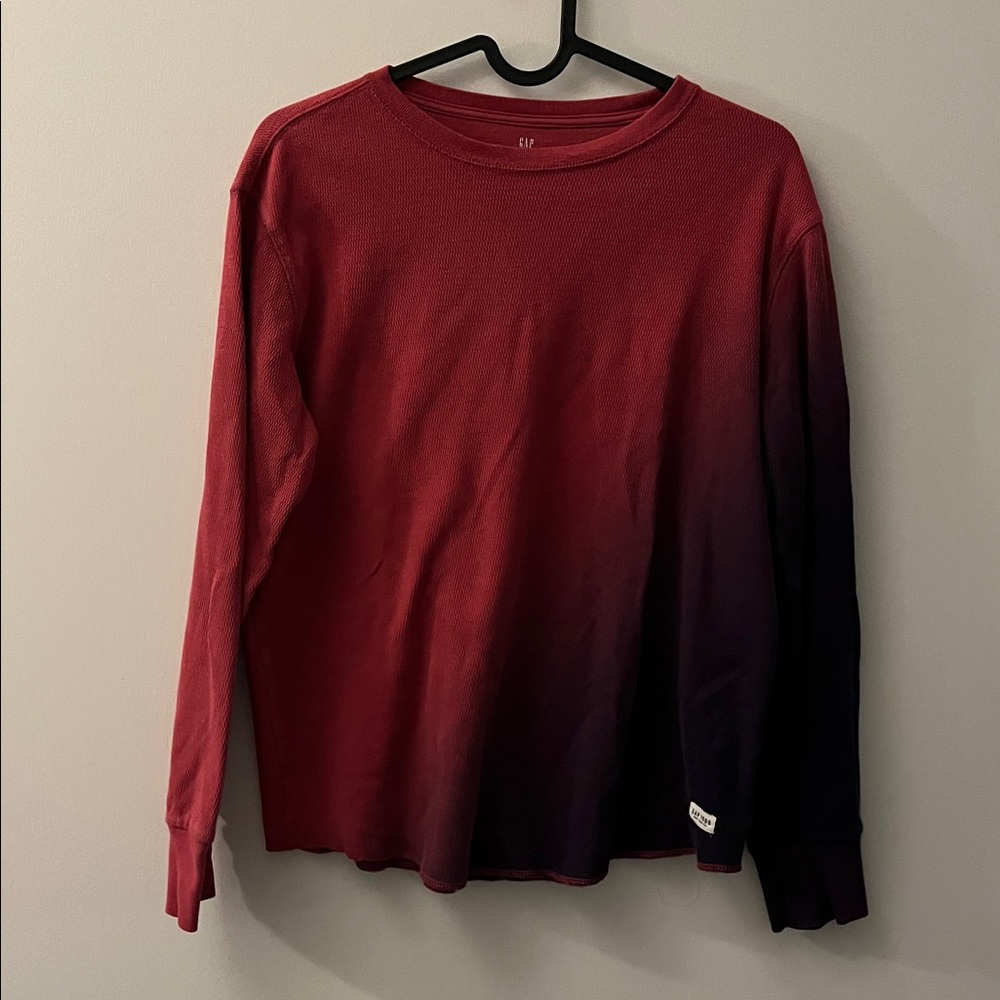 GAP Kids Red Long Sleeve Shirt